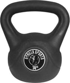Haltère Russe Kettlebell Plastique Noire De 14 Kg