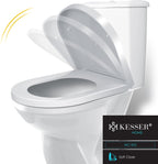 Abattant WC avec couvercle à fermeture douce