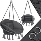Fauteuil Chaise Suspendu avec Coussin à Suspendre charge  150 kg