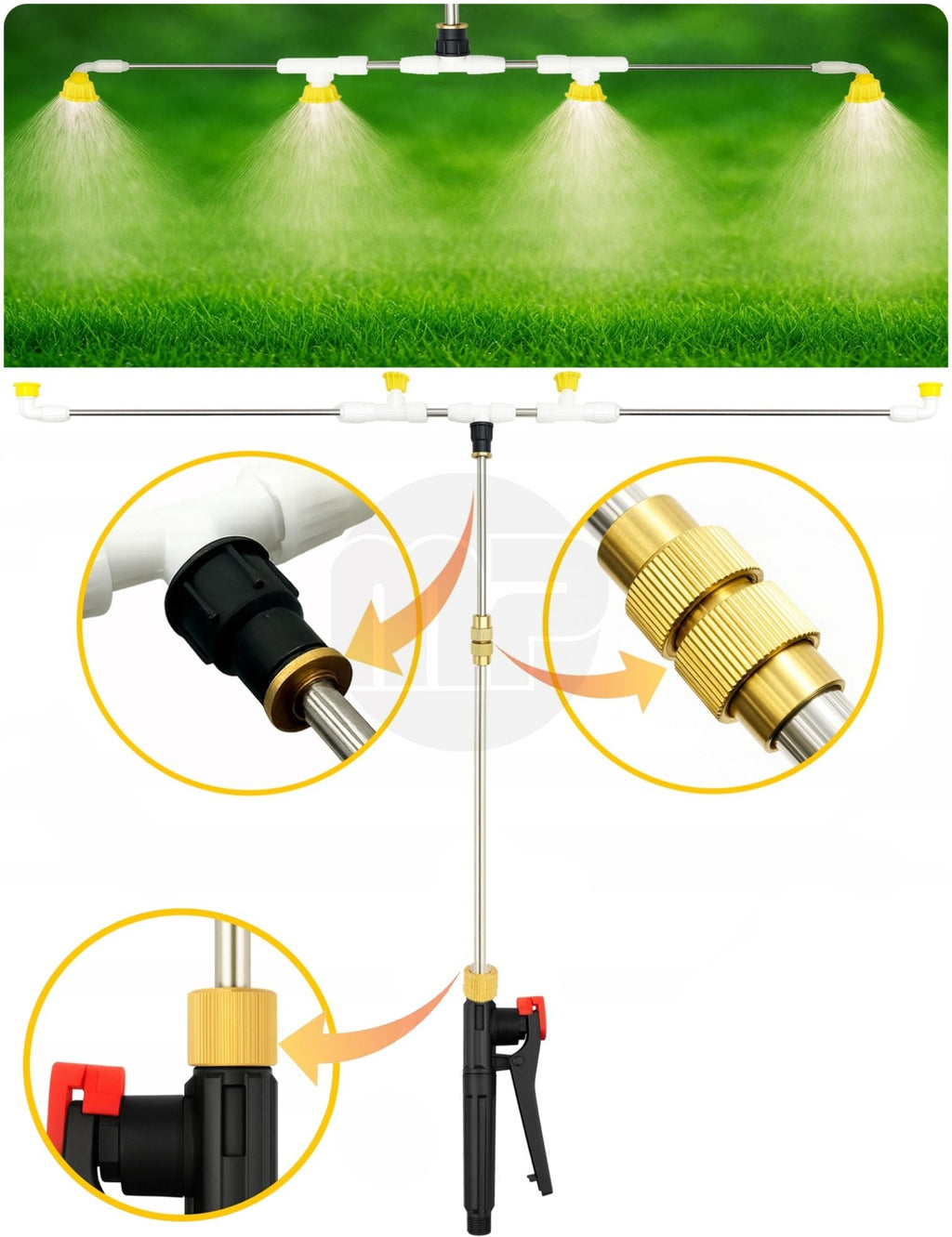 Pulvérisateur À Dos Électrique 18L Pour Jardin sur batterie