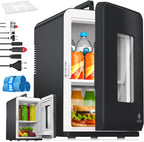 Mini frigo Réfrigérateur de table 15 litres  12V idéale pour voiture et camping