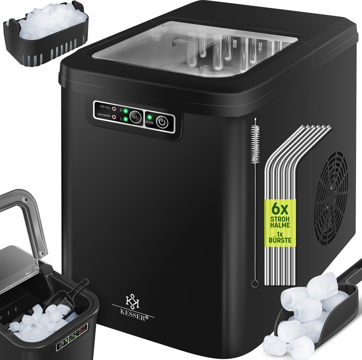 Machine à glaçons Préparation en 7 min