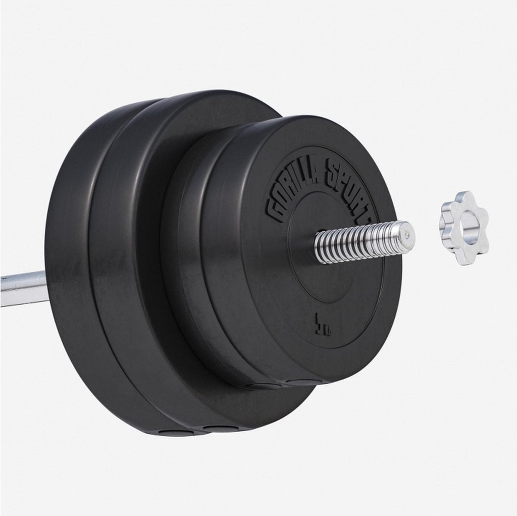 Set disque  Poids - 30 kg (2 x 5 & 2 x 10 kg) - Plastique - 30 mm