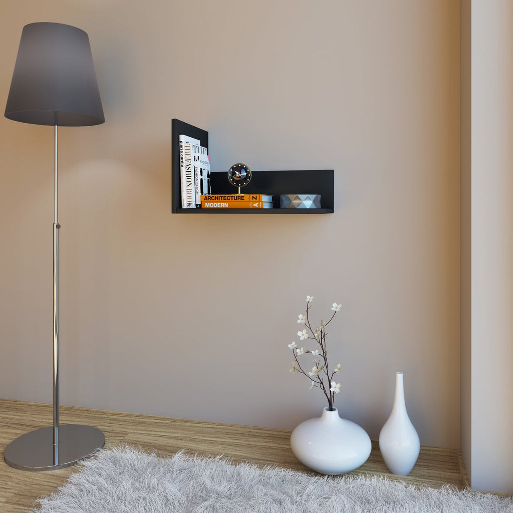 Étagère murale Noir