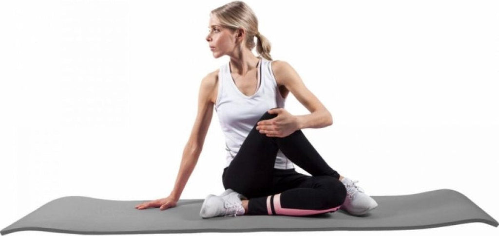 Tapis En Mousse Petit 190x60x1,5cm (yoga - Pilates - Sport À Domicle) Gris