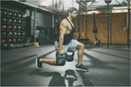 Haltère Russe Kettlebell Plastique Noire De 14 Kg