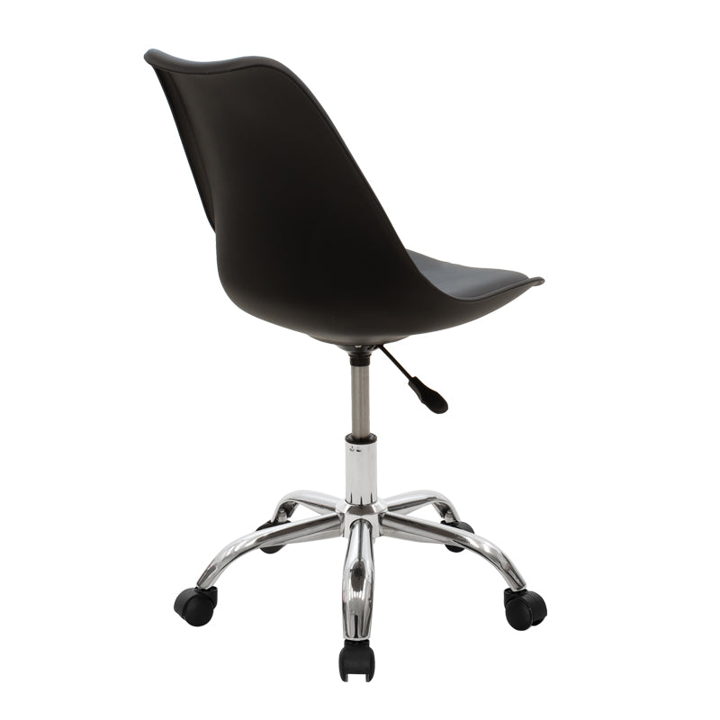 Chaise de bureau 48x57x93 cm noir