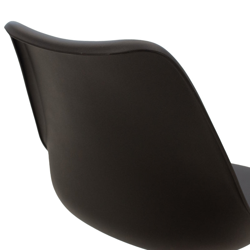 Chaise de bureau 48x57x93 cm noir