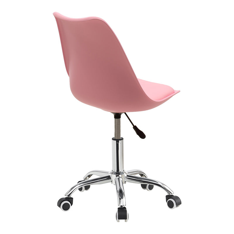 Chaise de bureau rose 48x57x93 cm