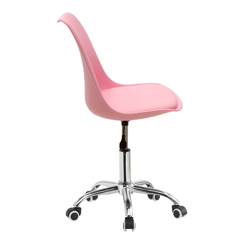 Chaise de bureau rose 48x57x93 cm