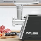 Hachoir À Viande Électrique 2000 W Avec Accessoires Pour Saucisses Pâtés