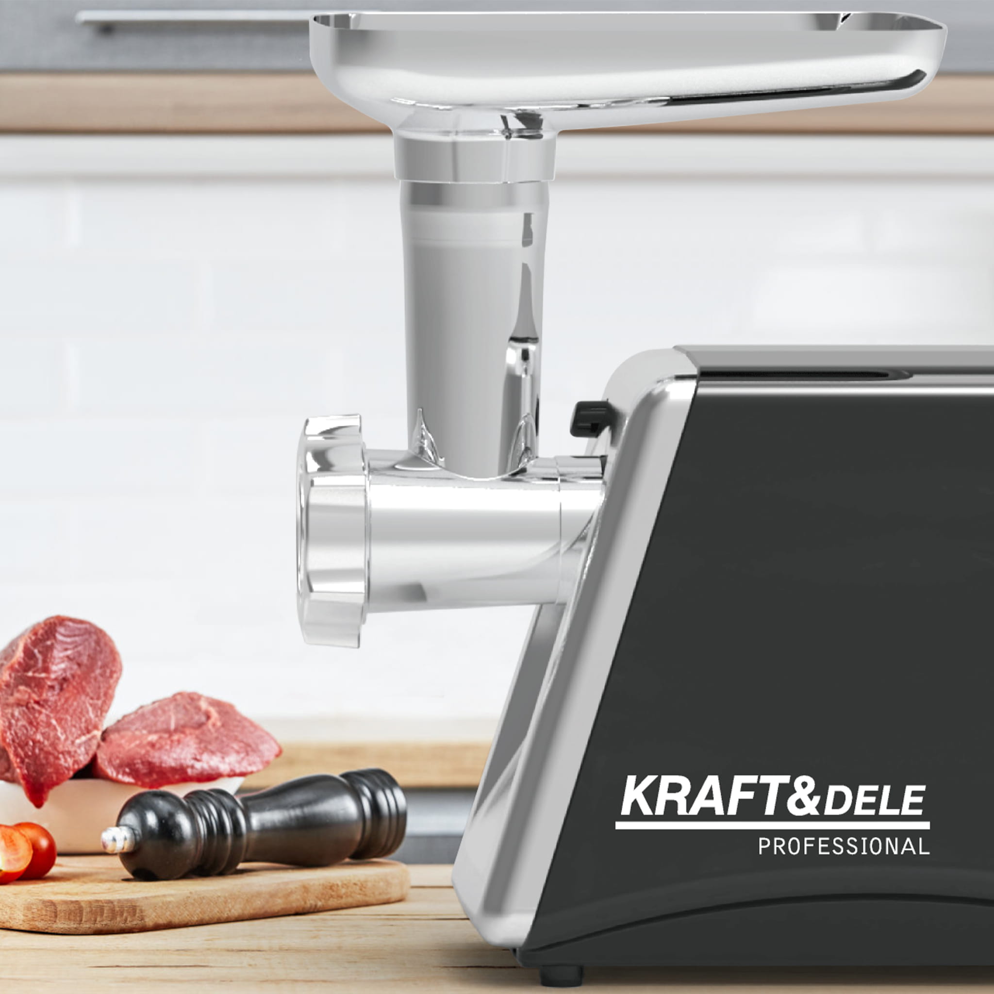 Hachoir À Viande Électrique 2000 W Avec Accessoires Pour Saucisses Pâtés
