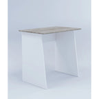 Bureau  Masola blanc et chêne Sonoma 80X74X50 cm