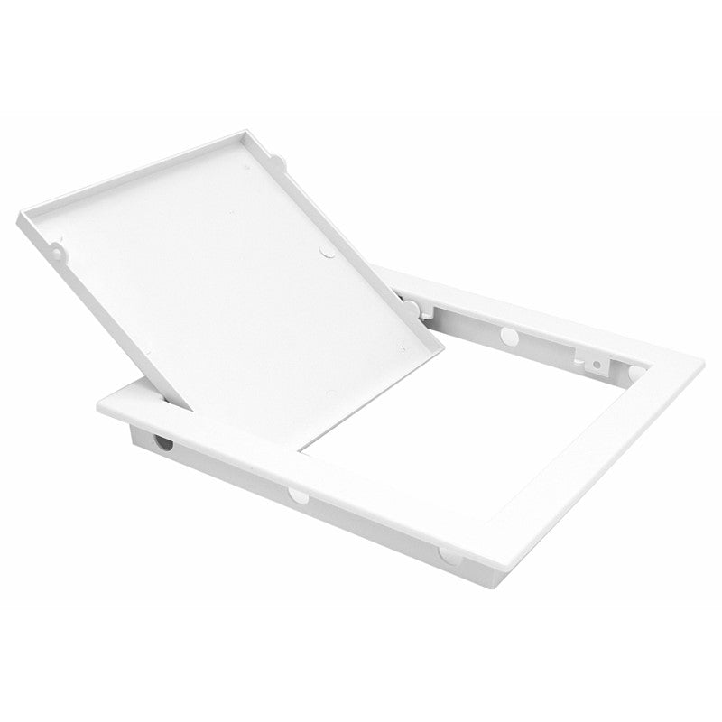 Trappe  de visite porte d'inspection en plastique ABS, 15x15 cm, blanche