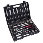 Mallette outils coffret 94 pièces Clés à douilles