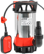 Pompe vide cave submersible Eau Sale Et Propre  550W avec flotteur