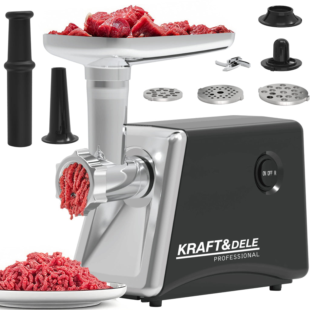 Hachoir À Viande Électrique 2000 W Avec Accessoires Pour Saucisses Pâtés