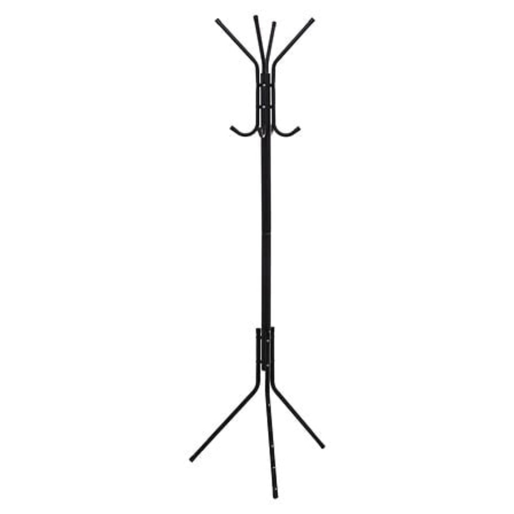 Porte manteau en métal 8 crochets 171 cm noir