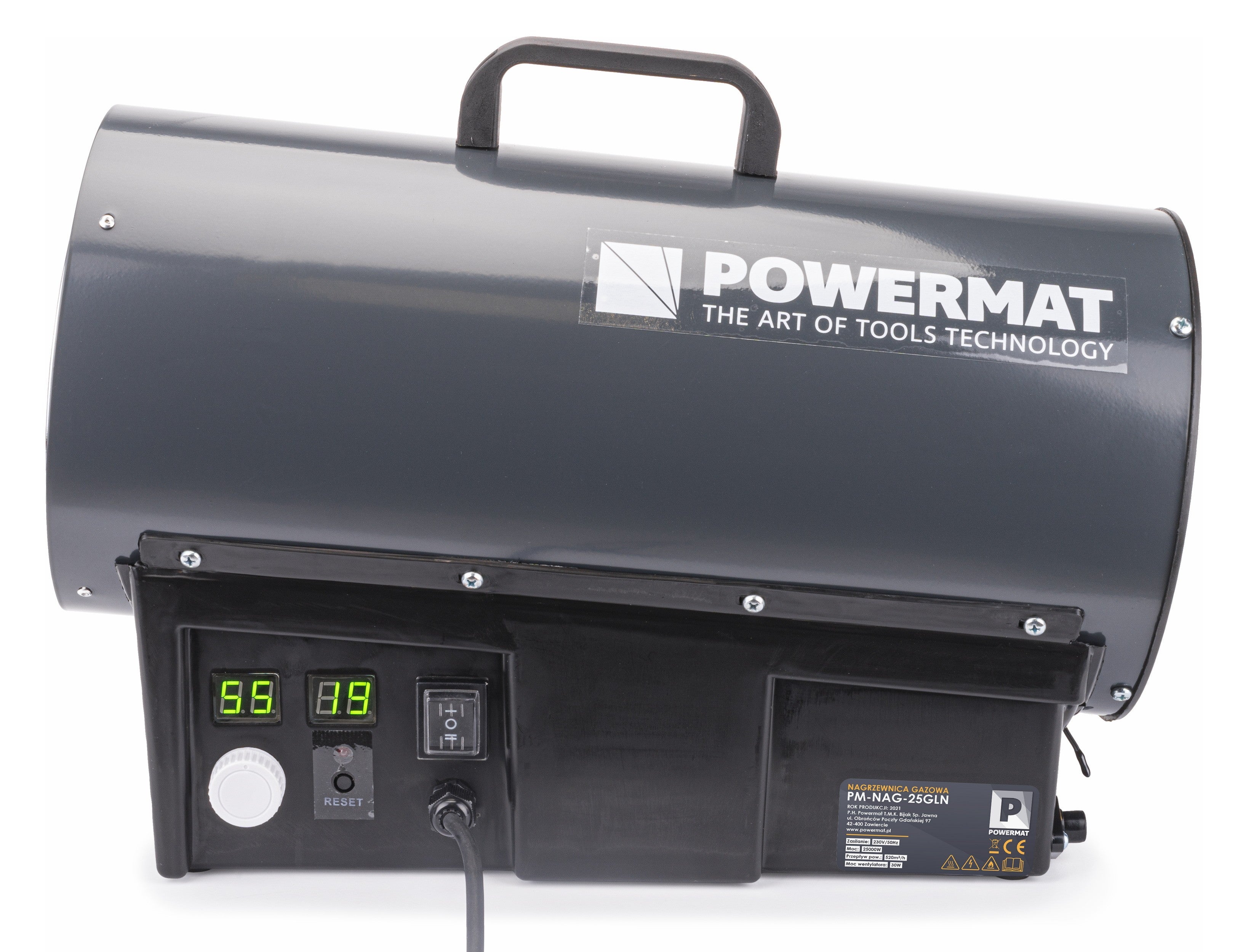 Chauffage Gaz Avec Soufflante Thermostat LCD 25 Kw