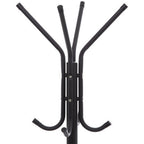Porte manteau en métal 8 crochets 171 cm noir