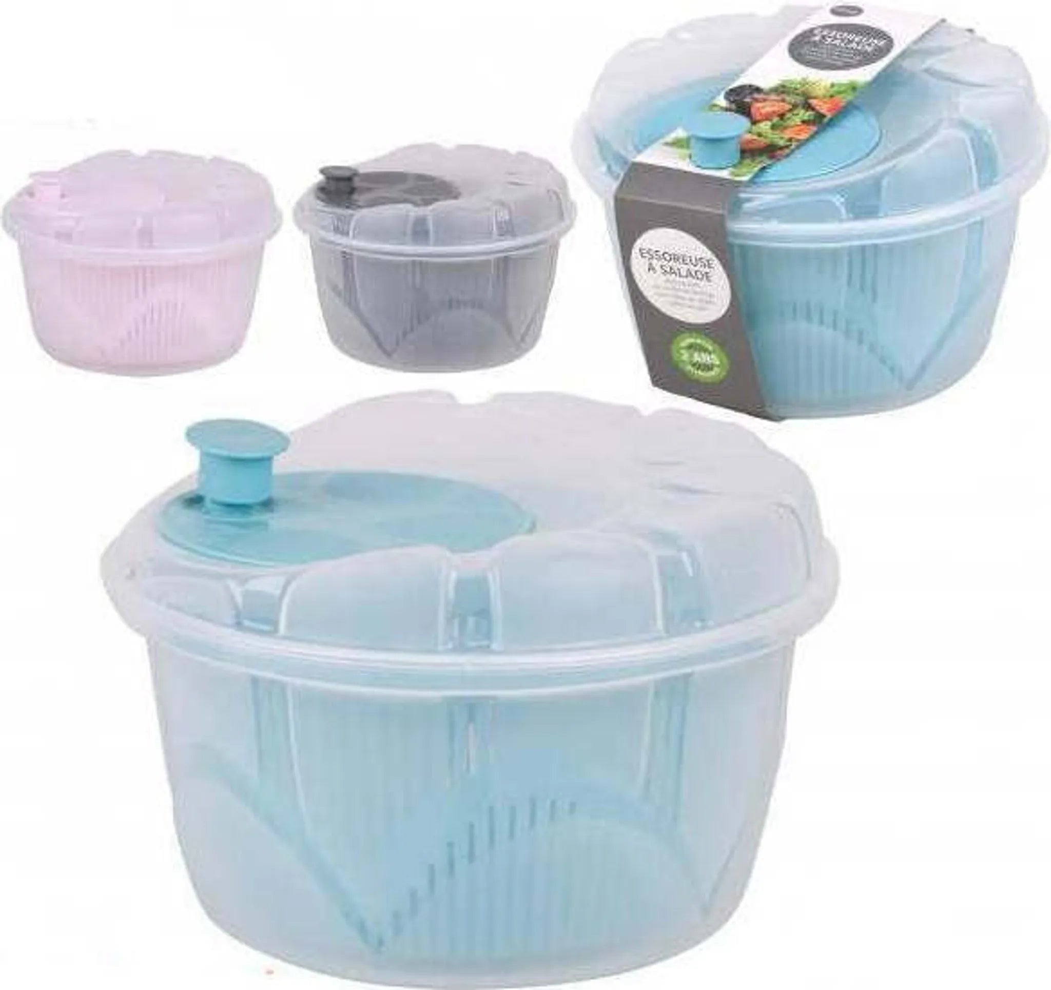 Essoreuse à salade 4,4 l, couleurs assorties