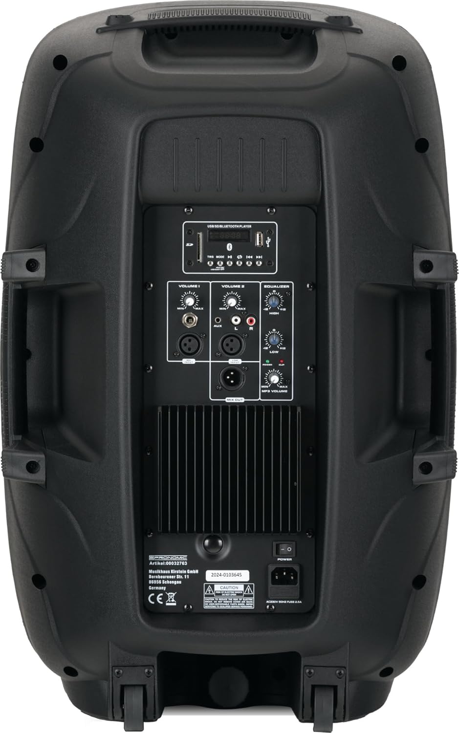 Enceintes Actives PH15A Pronomic Haut-Parleurs MP3/Bluetooth 200/350 Watts