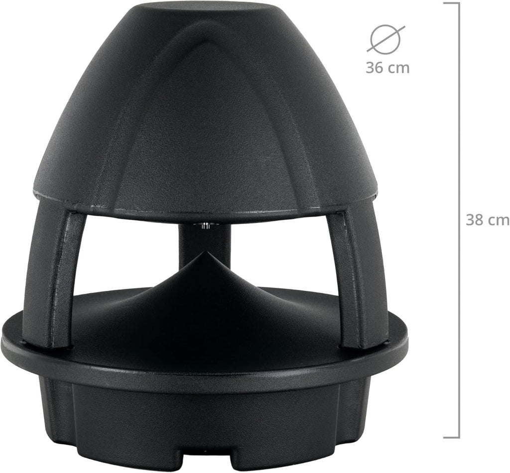 Enceinte Bluetooth d'Exterieur Jardin Haut-parleur Outdoor Etanche IP56 Noir
