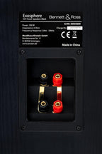 Bennett & Ross Paire d'Enceintes HiFi sur Pied 4 Voies (200W RMS, Subwoofer 6,5", 3X Medium 6,5", Tweeter 1"