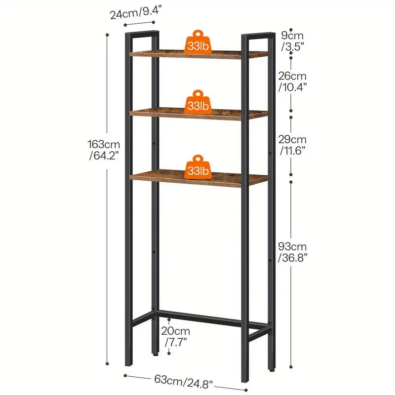 Étagère de rangement 3 niveaux