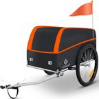 Remorque vélo Haut avec attelage Couvercle Inclus  120 litres Max. 40 kg