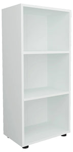 Étagère de bureau en bois, classeur, livres