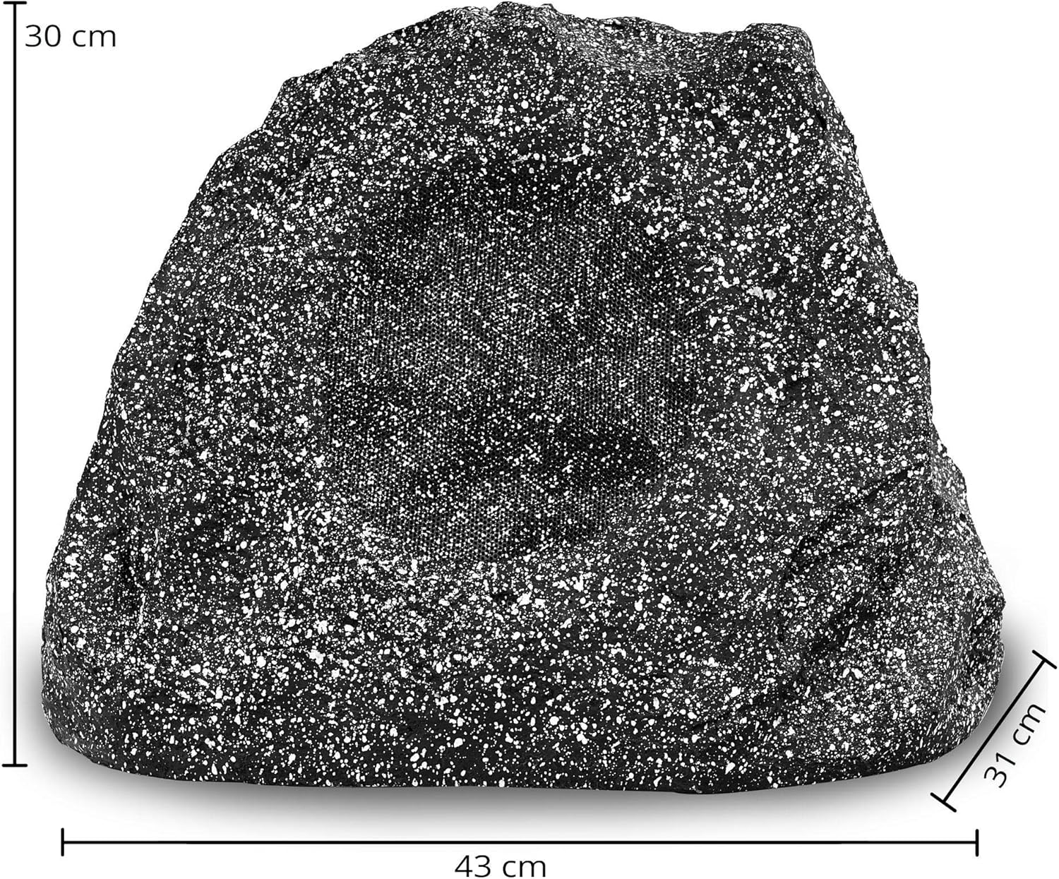 Haut-Parlsur d'extérieur Enceinte de Jardin 50 Watt, Gris
