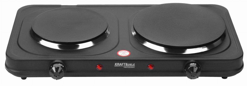 Double plaque de cuisson electrique 2600W 155+185mm