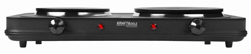 Double plaque de cuisson electrique 2600W 155+185mm