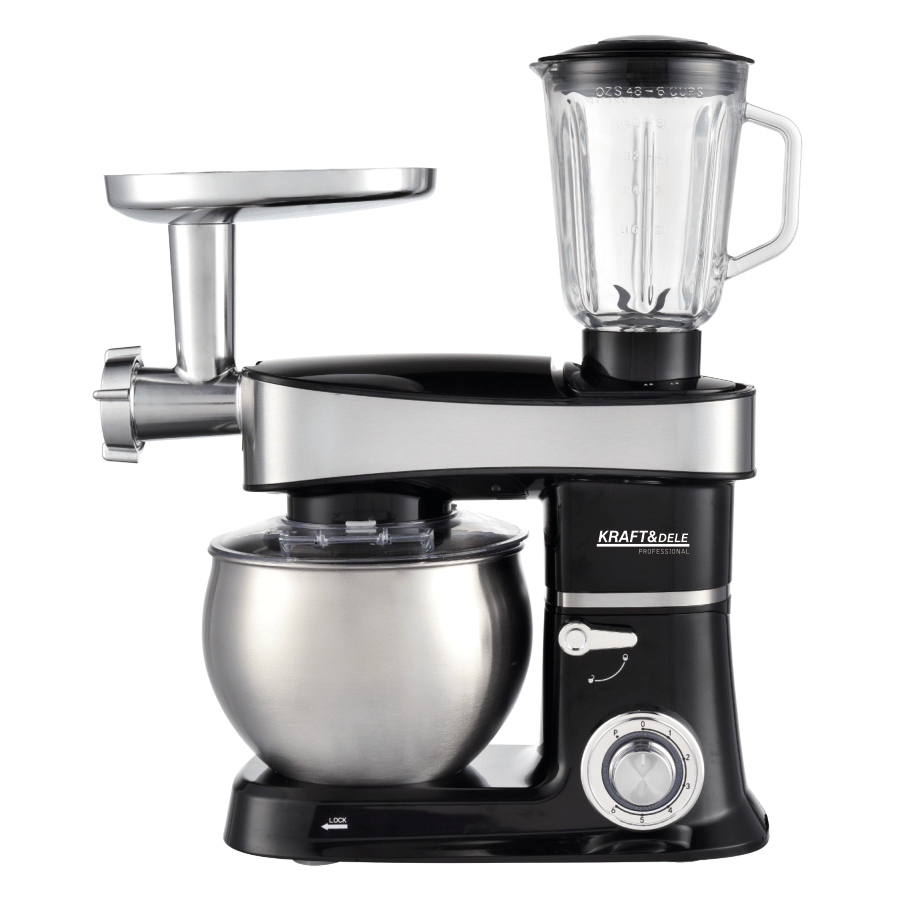 Robot De Cuisine Multifonction 3 En 1 6L 2200W Avec Accessoires Complets