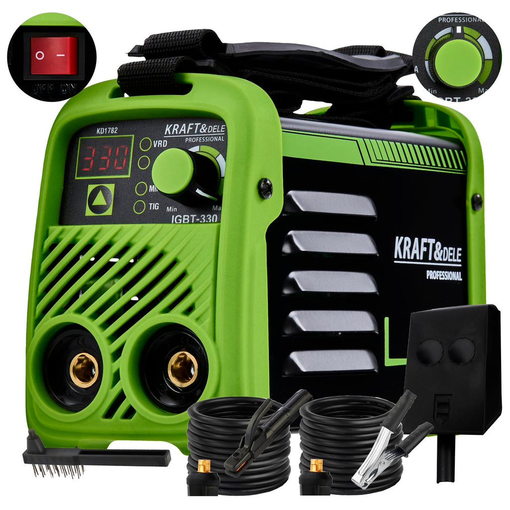 Poste à souder à onduleur 330A MMA TIG LIFT VRD + masque de soudure