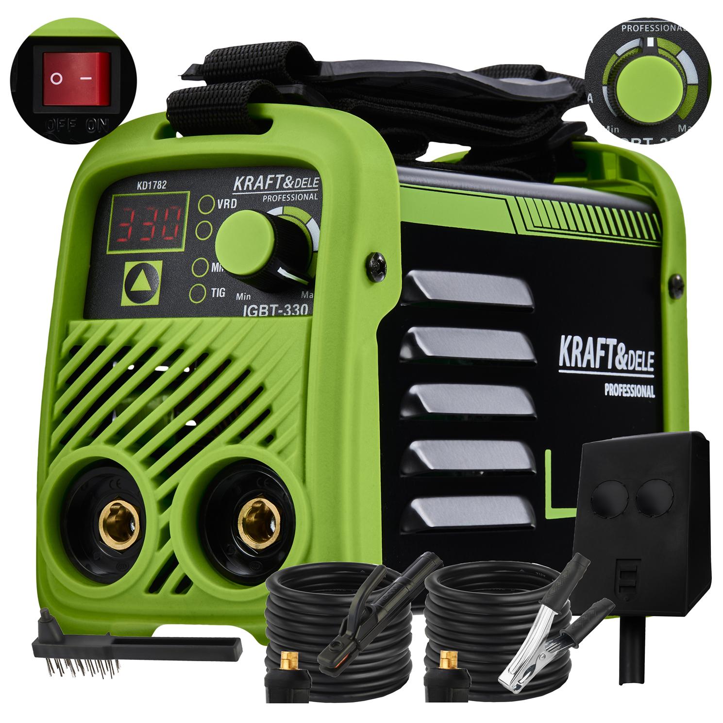 Poste à souder à onduleur 330A MMA TIG LIFT VRD + masque de soudure