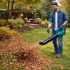Souffleur de feuilles électrique sans fil 400 W 21 V 2 batteries