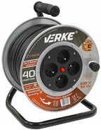 Enrouleur de rallonge de 40 m, 3 x 1,5 mm