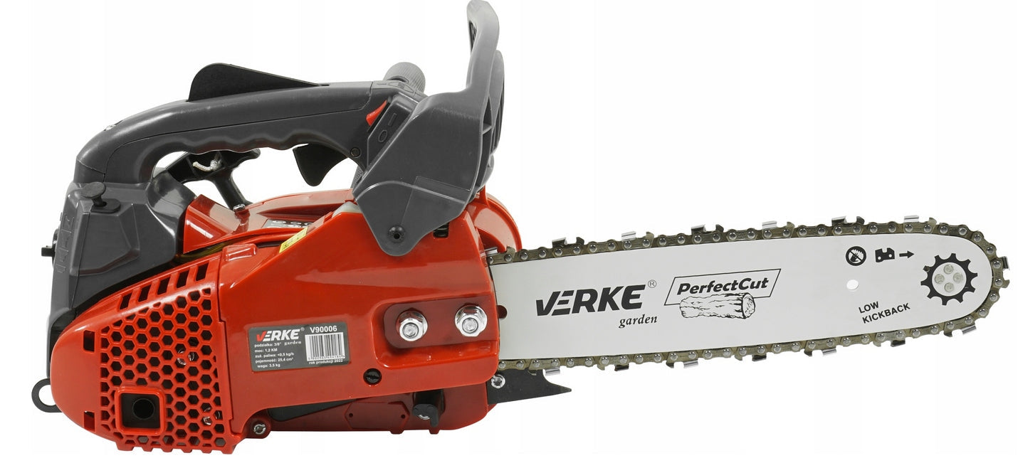 Tronçonneuse thermique  1,2 Cv 25,4 cc guide 27 cm