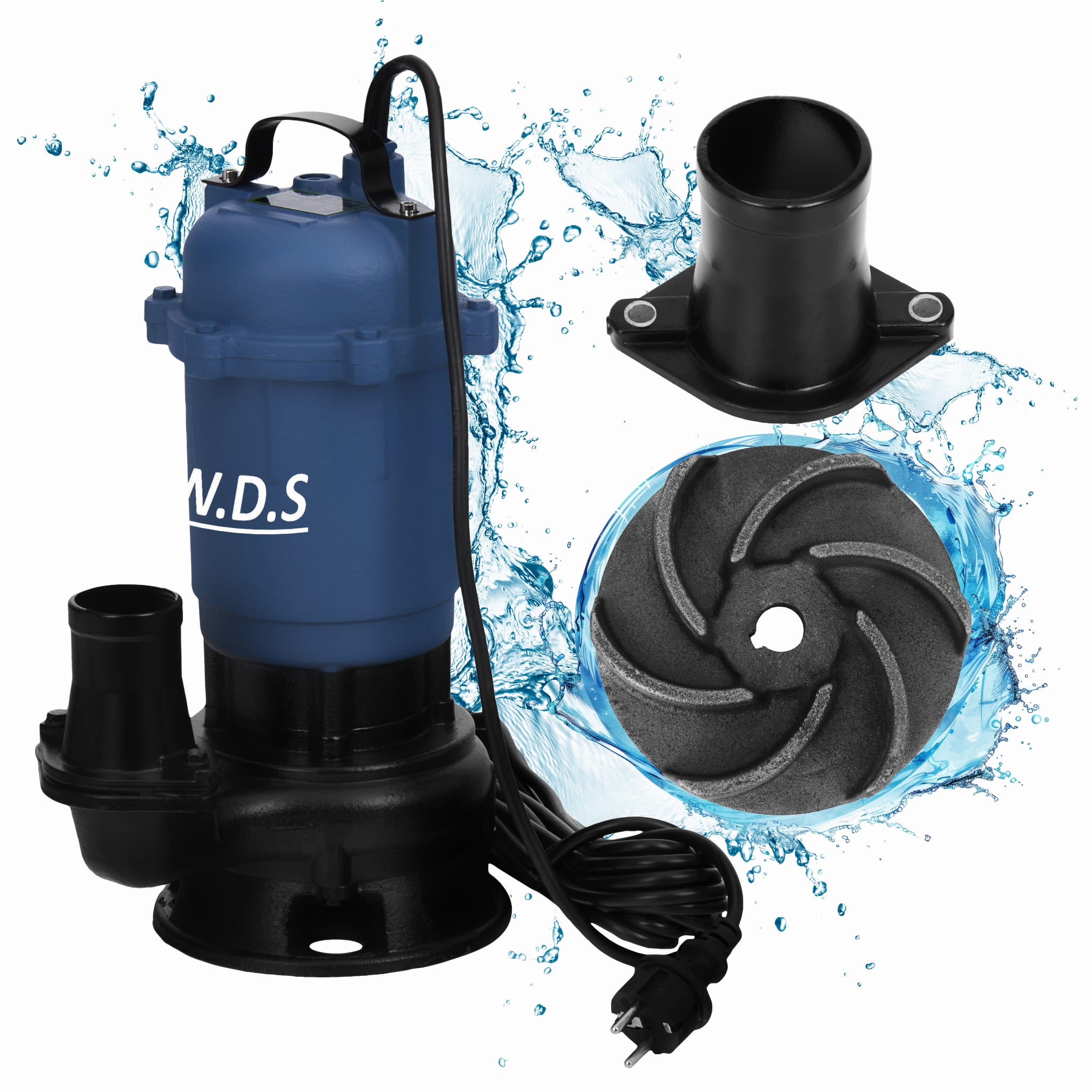 Pompe à eau vide cave 2850W 2" 30000l/h