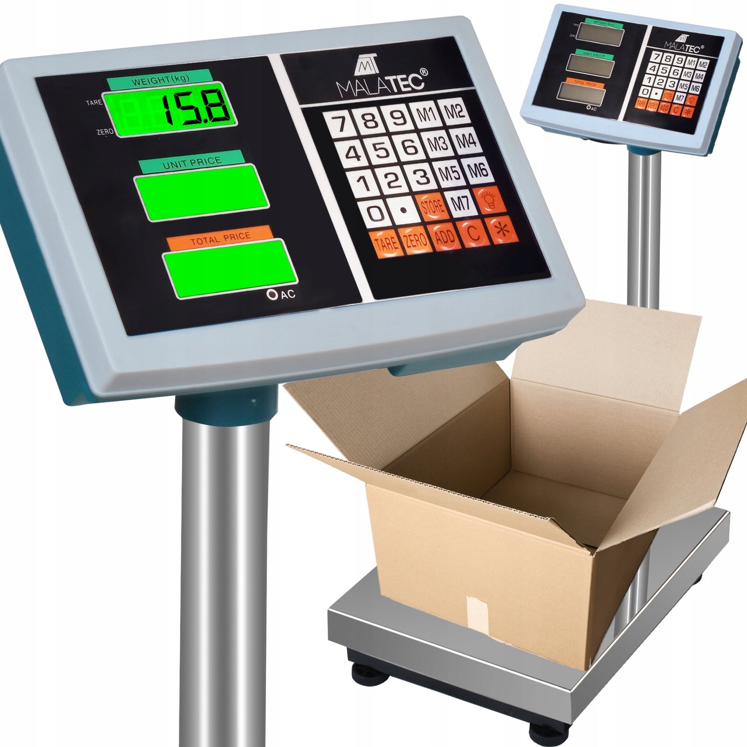 Balance Plateforme Professionnelle  pese colis Jusqu'à 100 Kg Affichage Lcd