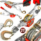 Treuil  manuel a Câble 2T 2,5 m
