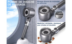 Pommeau de Douche massage Haute Pression Economiseur d'eau filtre Anti Calcaire  1.5M + Support