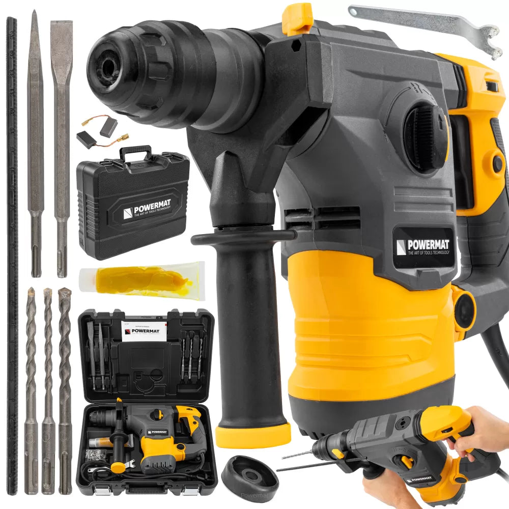 Ensemble Marteau Piqueur Perforateur 2600 W Foret 5,5 J