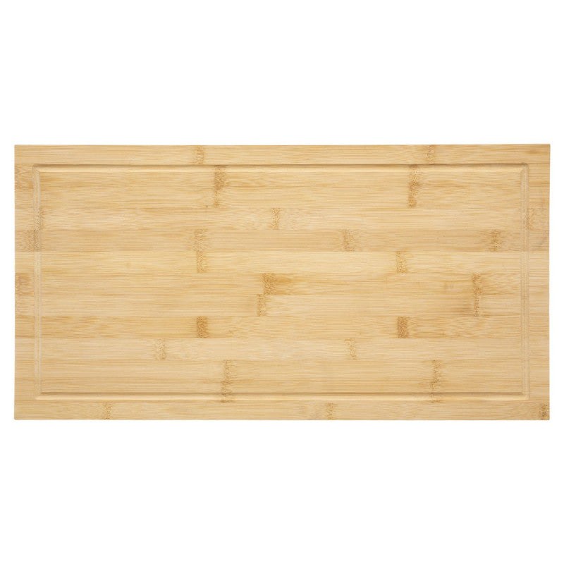 Cache plaque de cuisson planche a découper en bambou 52x28x4,5 cm