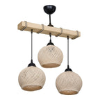 Suspension luminaire Plafonnier Fiona Ε27 crème-naturel 50x20x63cm