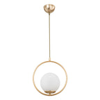 Suspension luminaire Plafonnier  Ε27 doré D26x75cm