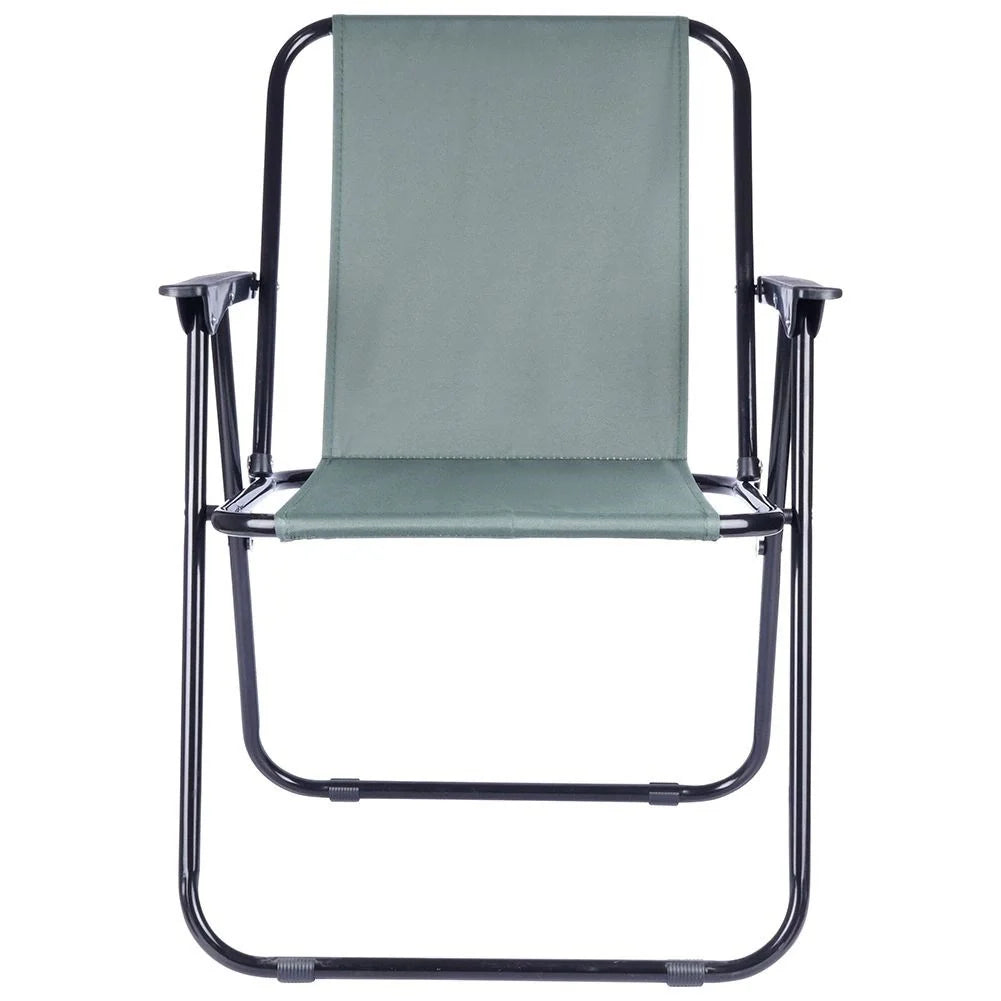 Chaise de camping pliante pour la plage et la pêche avec accoudoirs