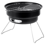 Barbecue à charbon de bois en acier pliable et portable 28x26x22 cm